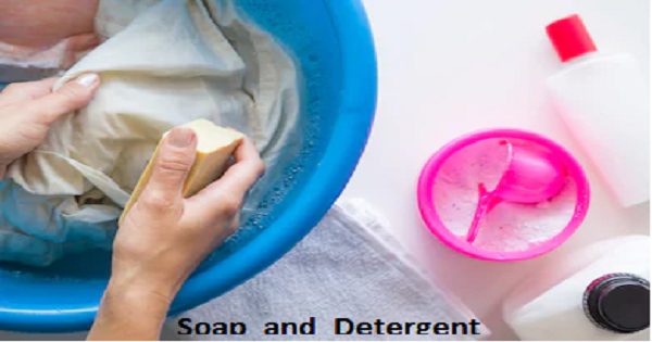 detergent and soap