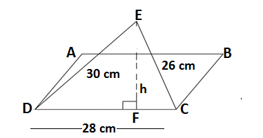 Parallelogram and triangle have same base