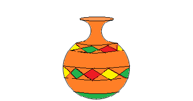 Earthen pot cools the water