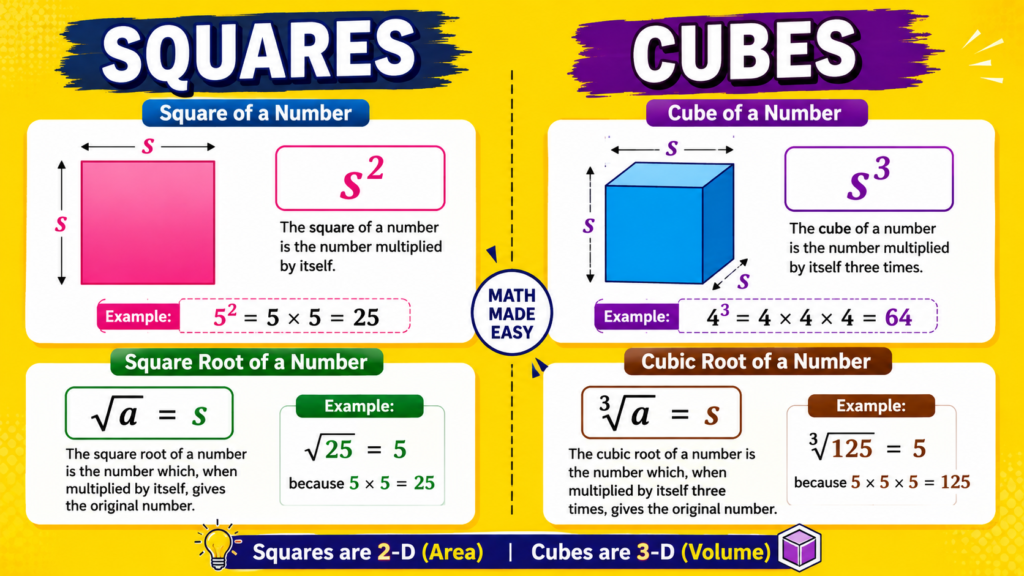 A Square and a Cube