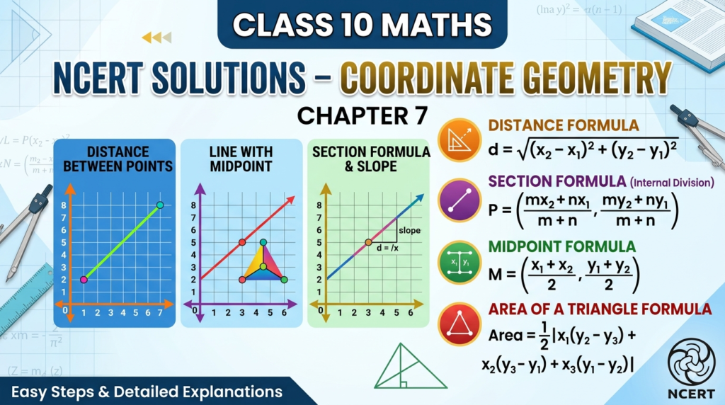Coordinate Geometry Class 10 NCERT Maths Formulas