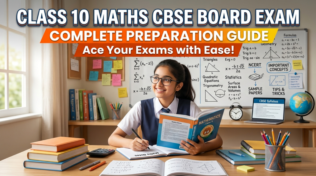 Class 10 Maths CBSE Board Exam Complete Preparation